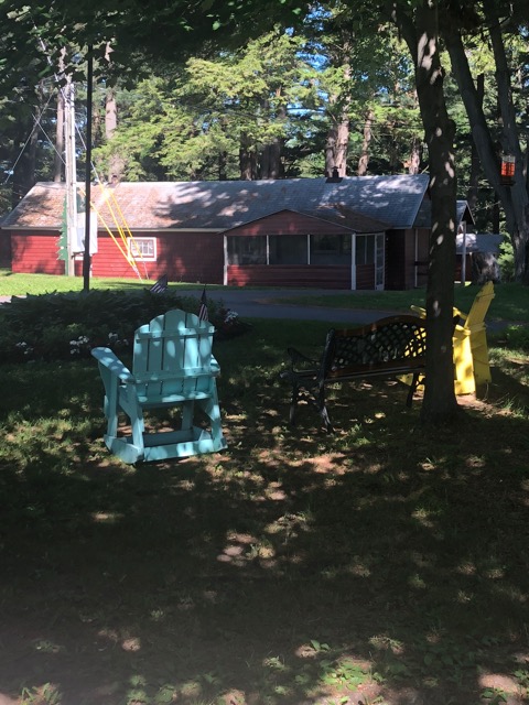 Office Chairs Overlooking Cottage #6