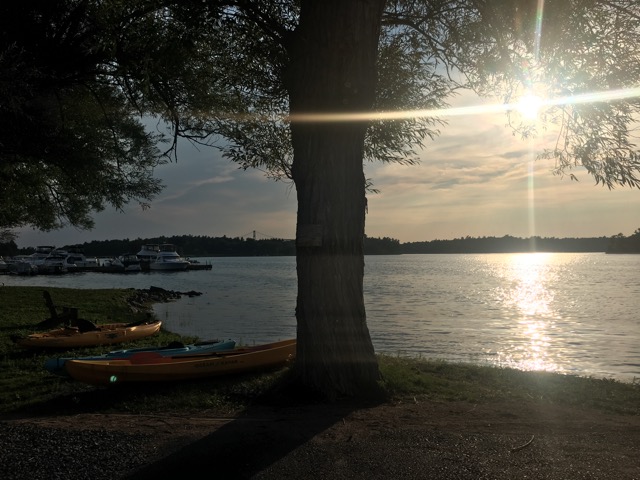 Kayaks at the Waterfront